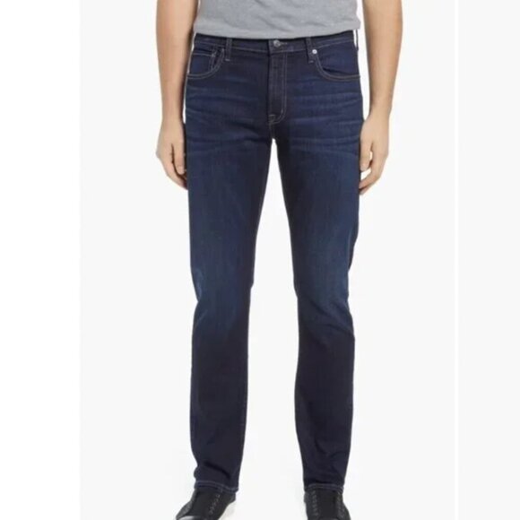 Edwin Jeans Jace Straight Cooper Blue Denim Casual Neutral Classic Medium - Picture 2 of 15